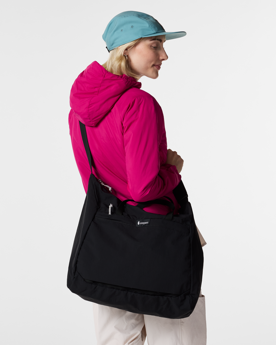 Cotopaxi Empacable 30L Tote in Black — back view