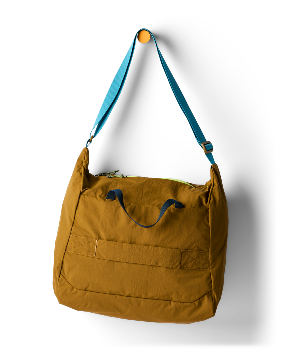 Cotopaxi Empacable 30L Tote in Log Cabin — detail view