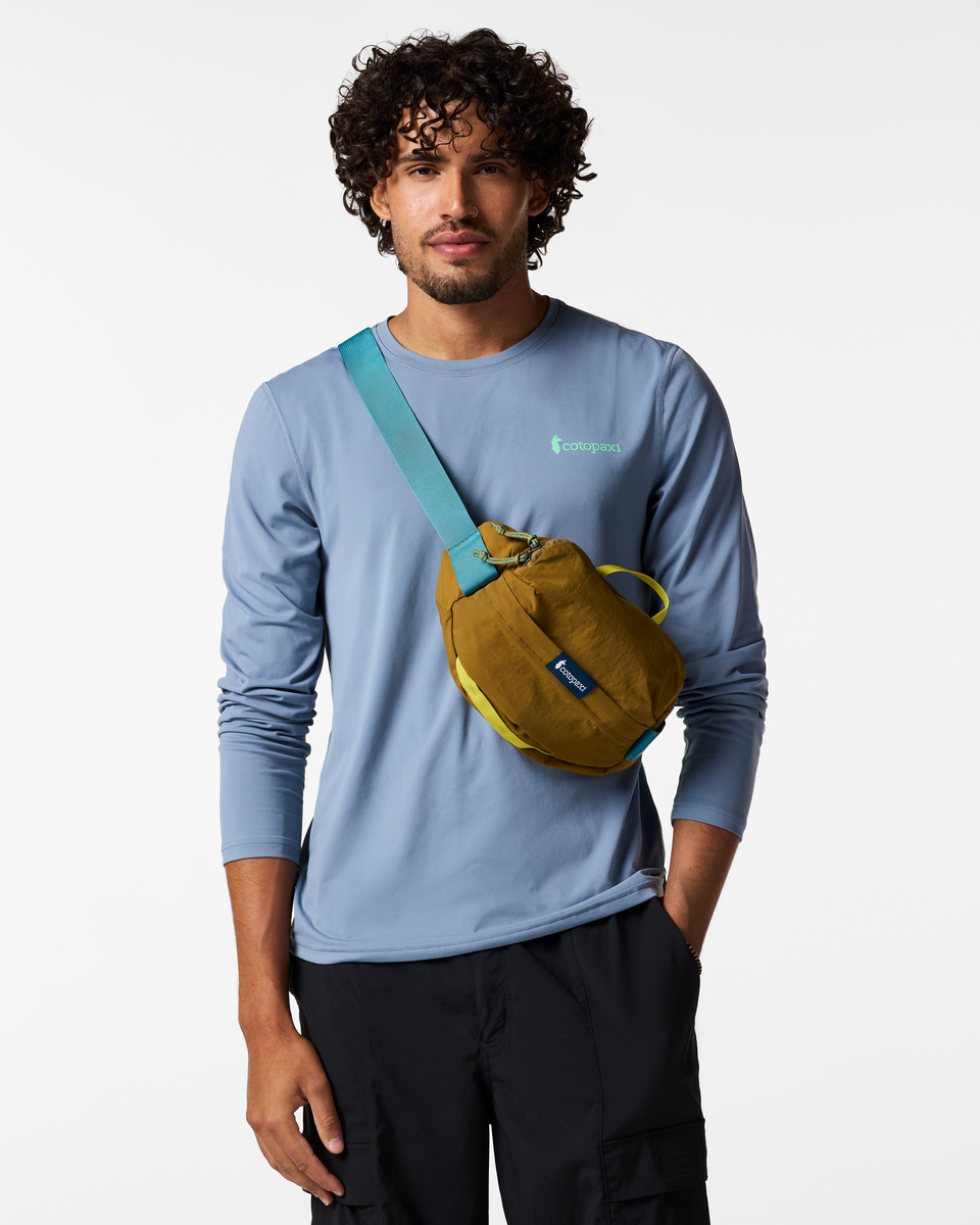 Cotopaxi Empacable 3L Sling in Log Cabin — interior view
