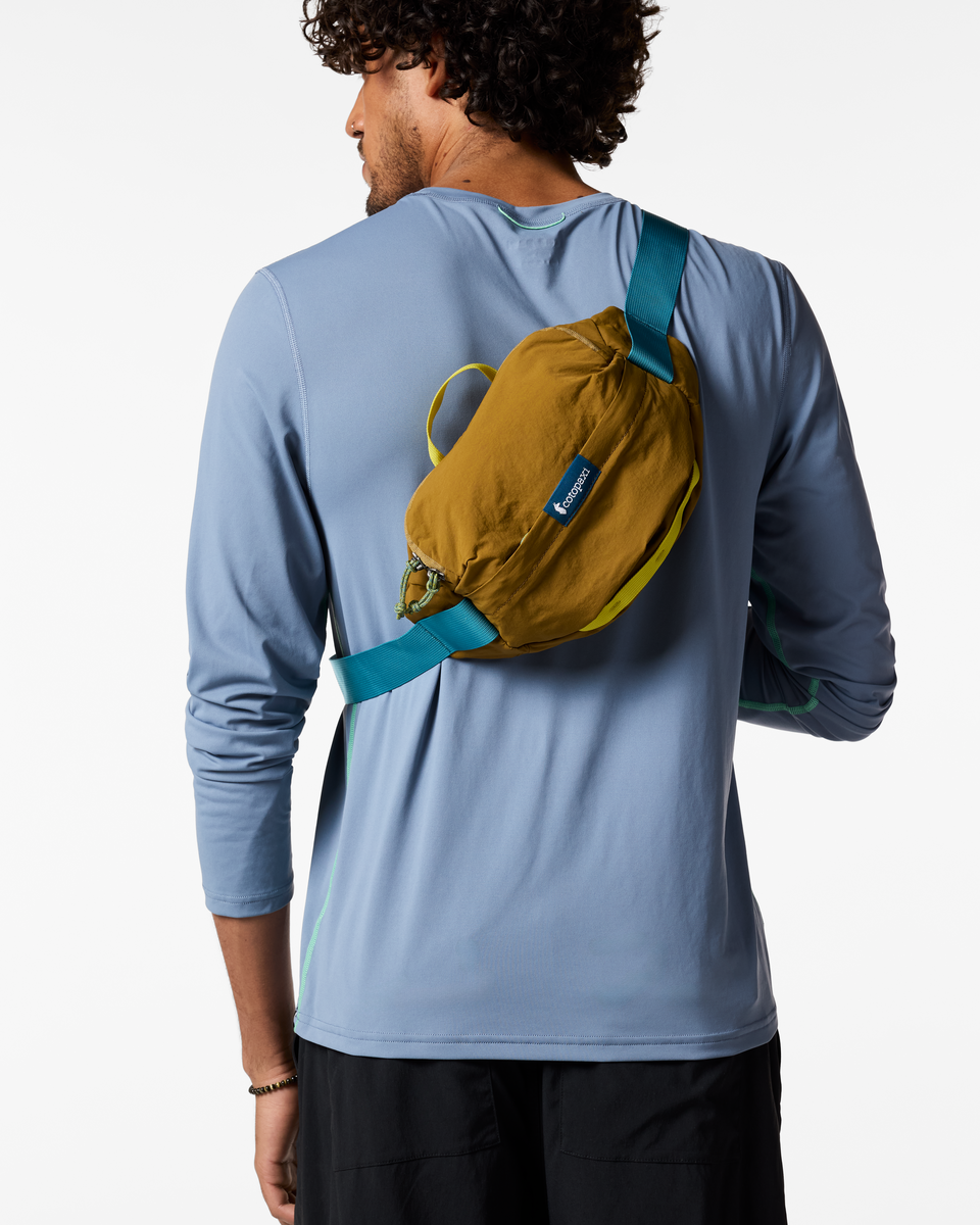 Cotopaxi Empacable 3L Sling in Log Cabin — angle view 4