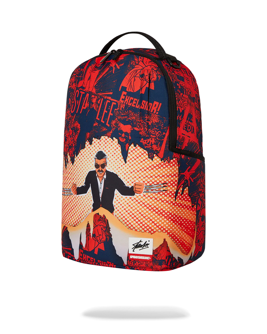 Sprayground Stan Lee Collab Backpack - If You Can't Find A Hero, Be One, view 6