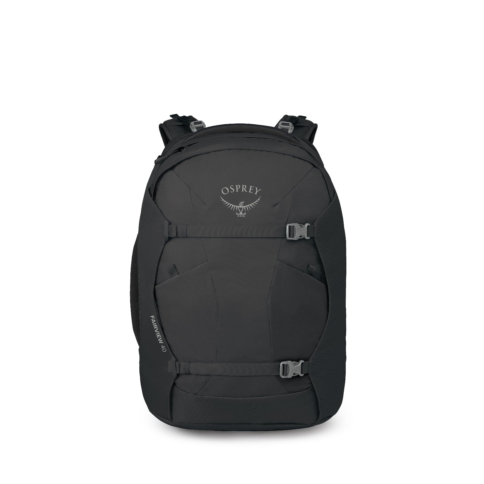 Osprey Fairview 40 Extended Fit Women's Travel Pack 40L in Black — angle view 2
