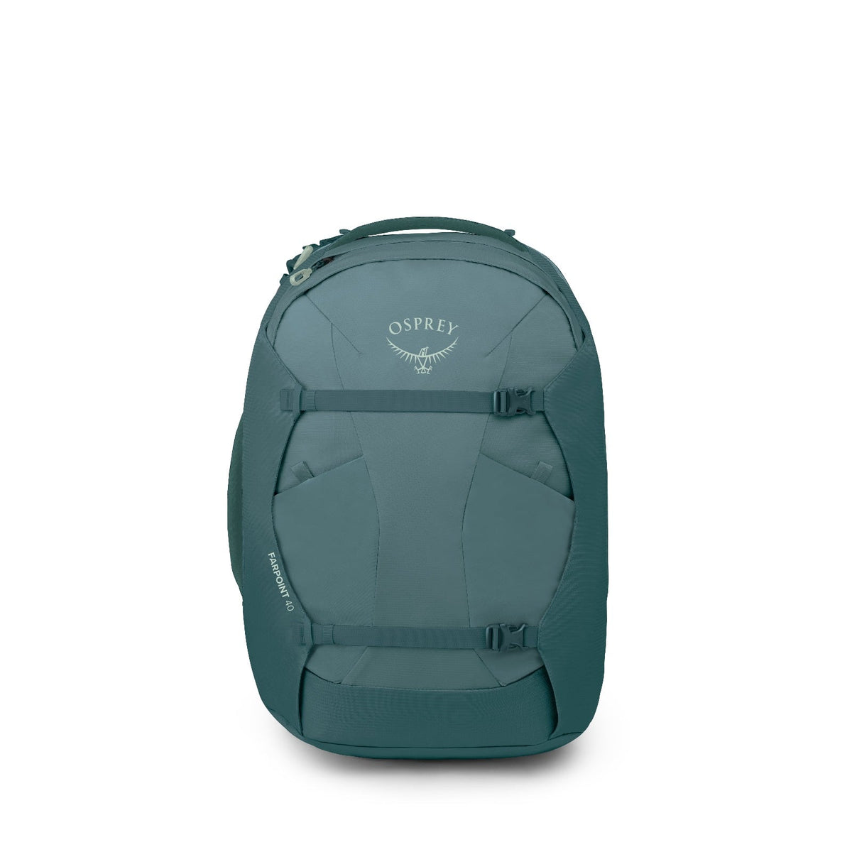 Osprey Farpoint Travel Pack-40L in Cascade Blue-Torrent Blue — front view 2