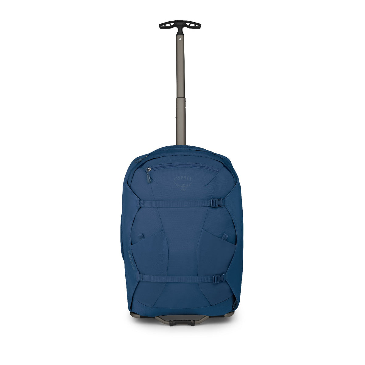 Osprey Farpoint Wheeled Travel Pack Carry-On 36L/21.5" in Antique Blue — angle view 2