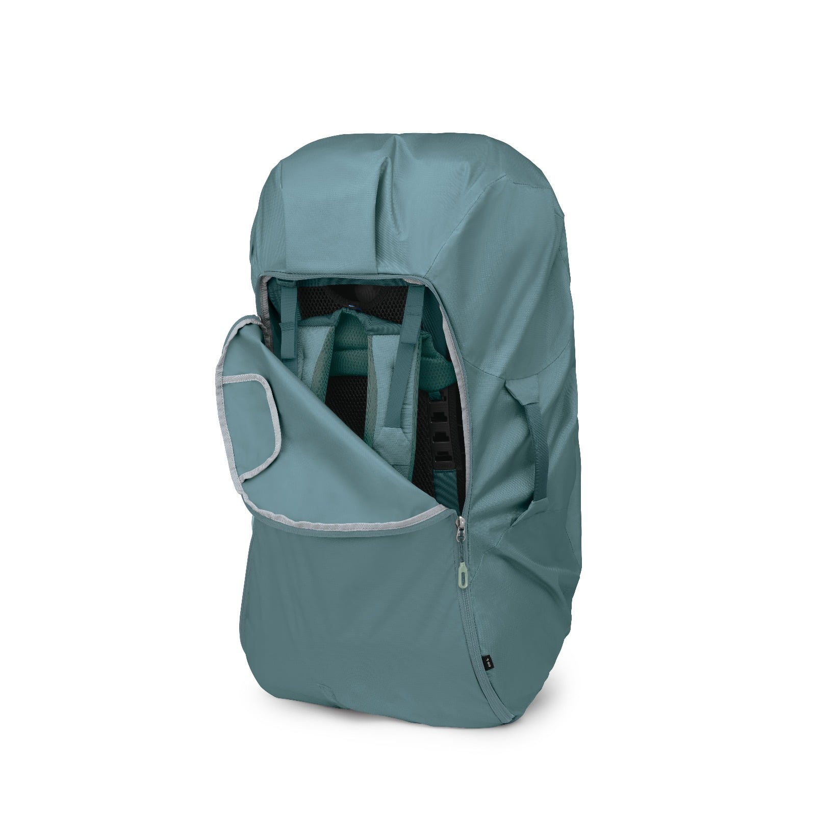 Osprey Farpoint Trek 70 Travel Backpack 70L in Cascade Blue-Torrent Blue — angle view 4