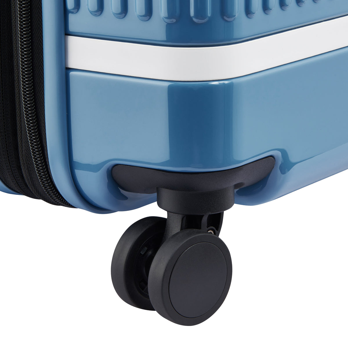Delsey Spin Me Away Carry-On Plus Expandable Spinner in Zinc Blue — detail view 2