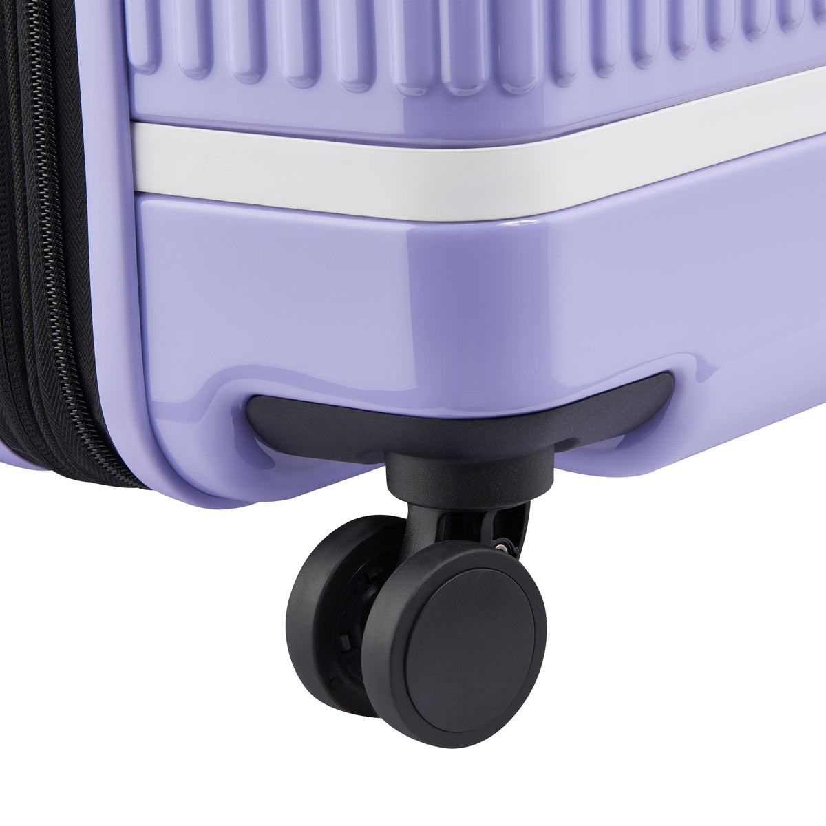 Delsey Spin Me Away Medium Expandable Spinner in Lavender — detail view 2