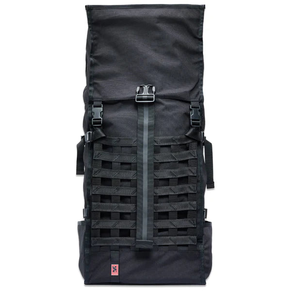 Chrome Industries Barrage Pro Pack 80L backpack – black, front view