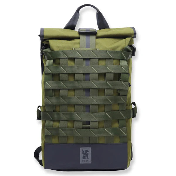 Chrome Industries Barrage 22L backpack – black, front view