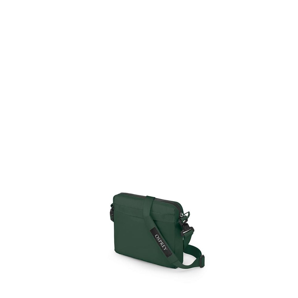 Osprey Ultralight Shoulder Satchel in Tundra Green — detail view