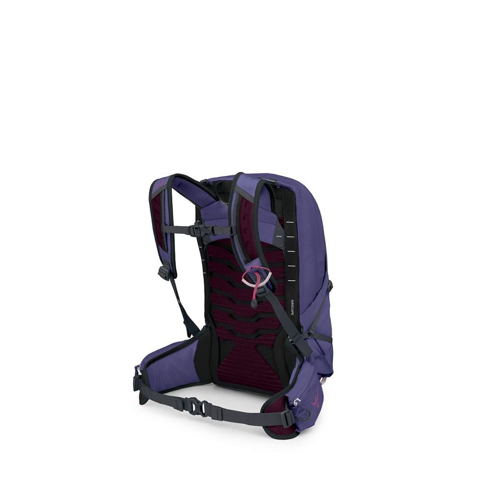 Osprey Tempest 11 Hiking Backpack 11L in Deep Fig/Hotspot Pink — back view