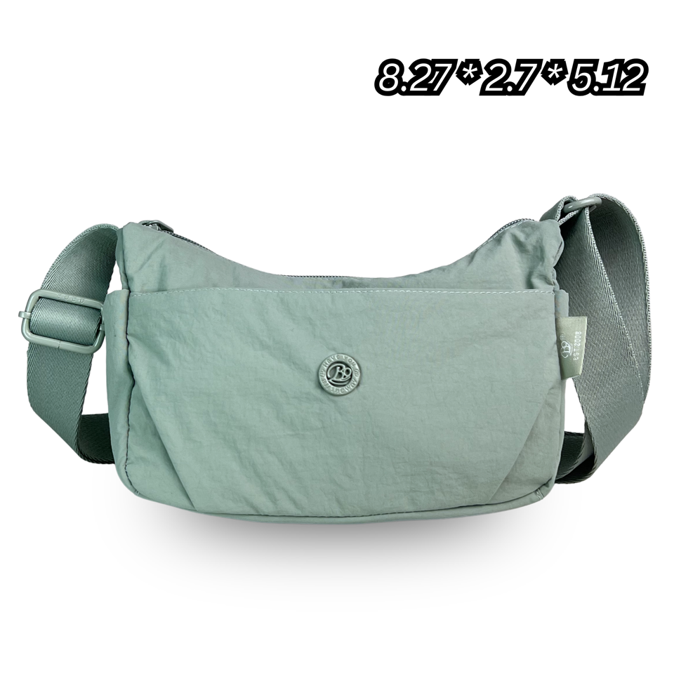 BoBo Crossbody Bag in Avocado Green - nylon