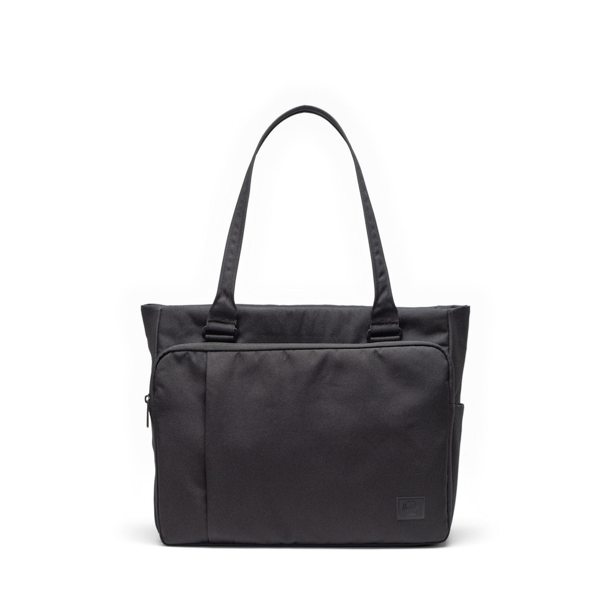 Herschel Kaslo Tote Tech 23L in Black — front view # color_Black