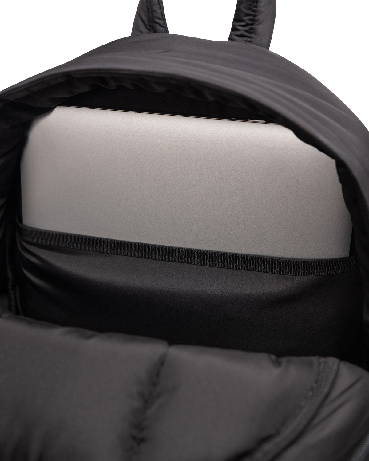 Herschel Cloudform Backpack 22L in Black — interior view # color_Black
