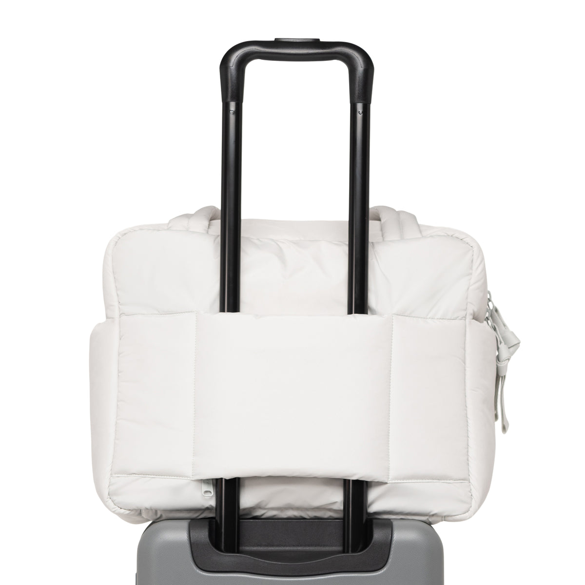 Herschel Cloudform Duffle 26L in Metal — detail view # color_Metal