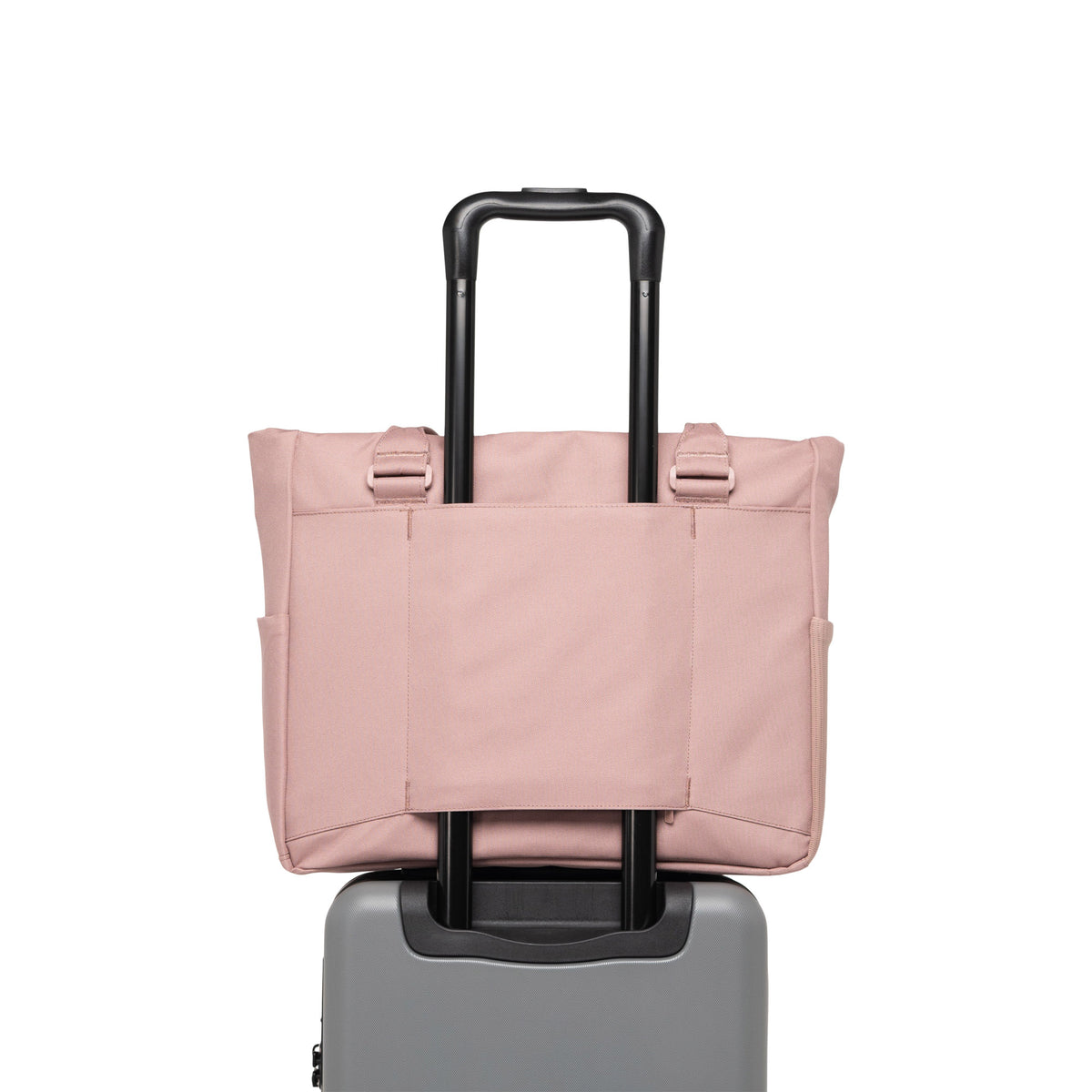 Herschel Kaslo Tote Tech 23L in Ash Rose Tonal — detail view # color_Ash Rose Tonal