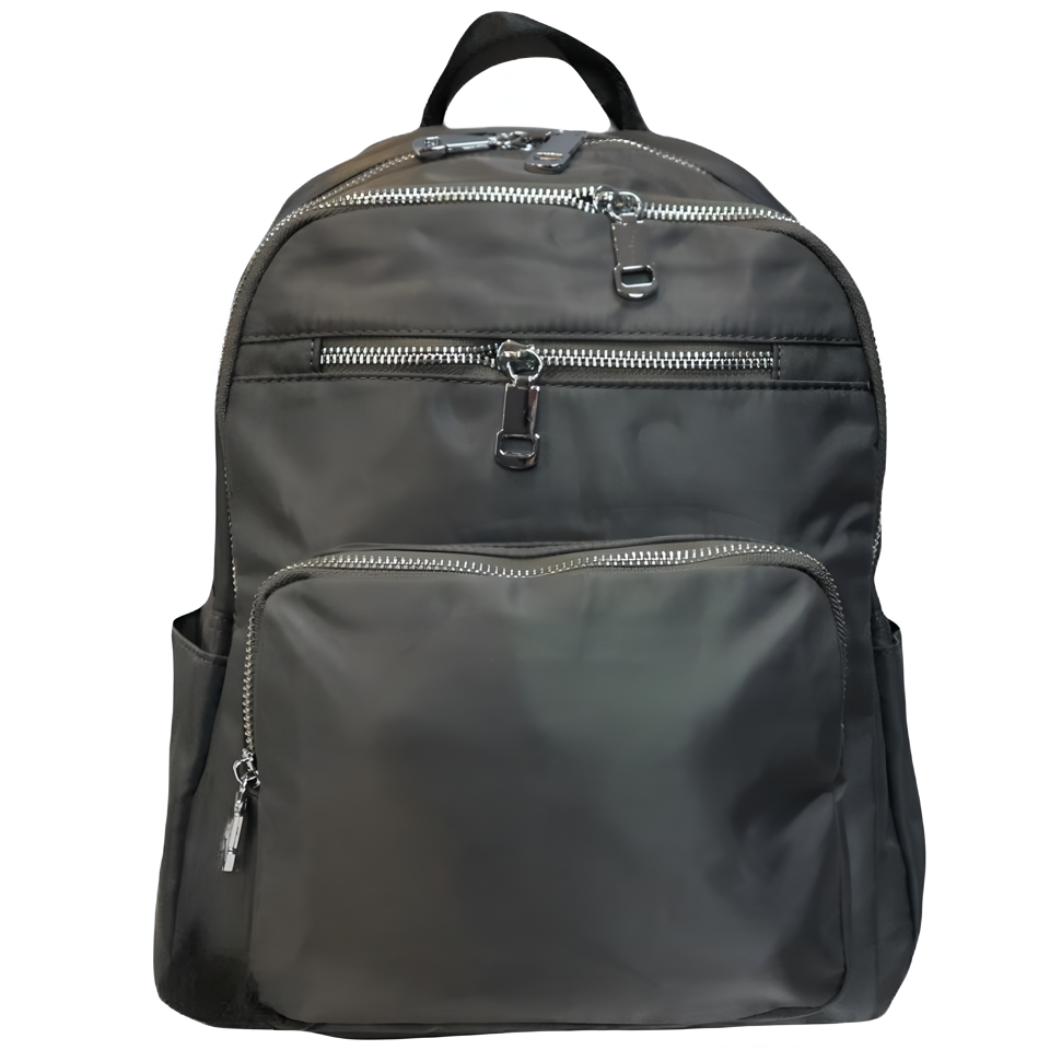 Bon Voyage 936 Backpack 13.5" in Grey — front view # color_Grey