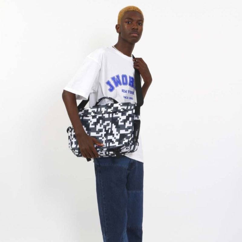 J World Thomas Laptop Messenger Bag in Camo — lifestyle 2 # color_Camo