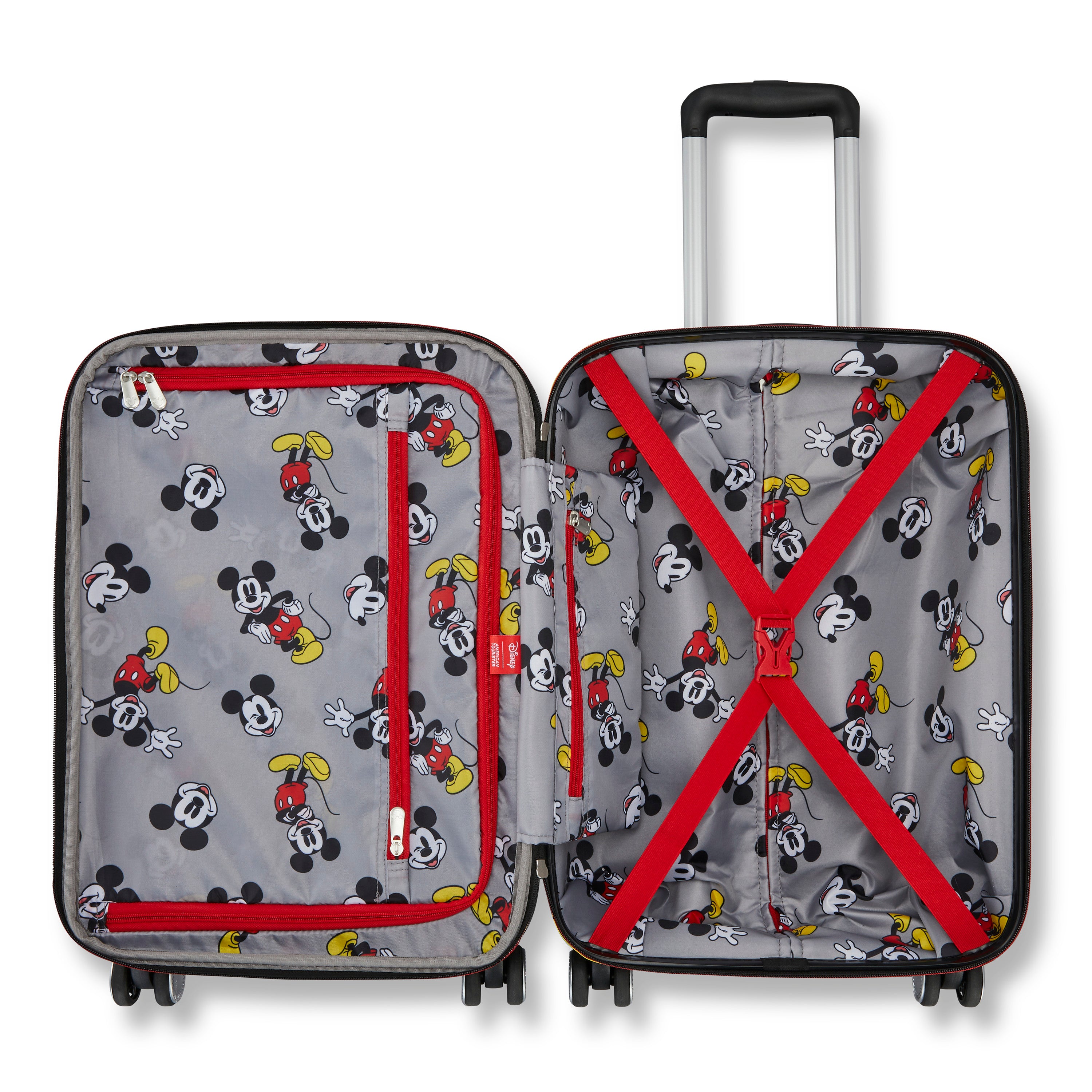 American Tourister Disney Mickey Mouse Molded Hardside Carry-On Spinner Luggage, view 6