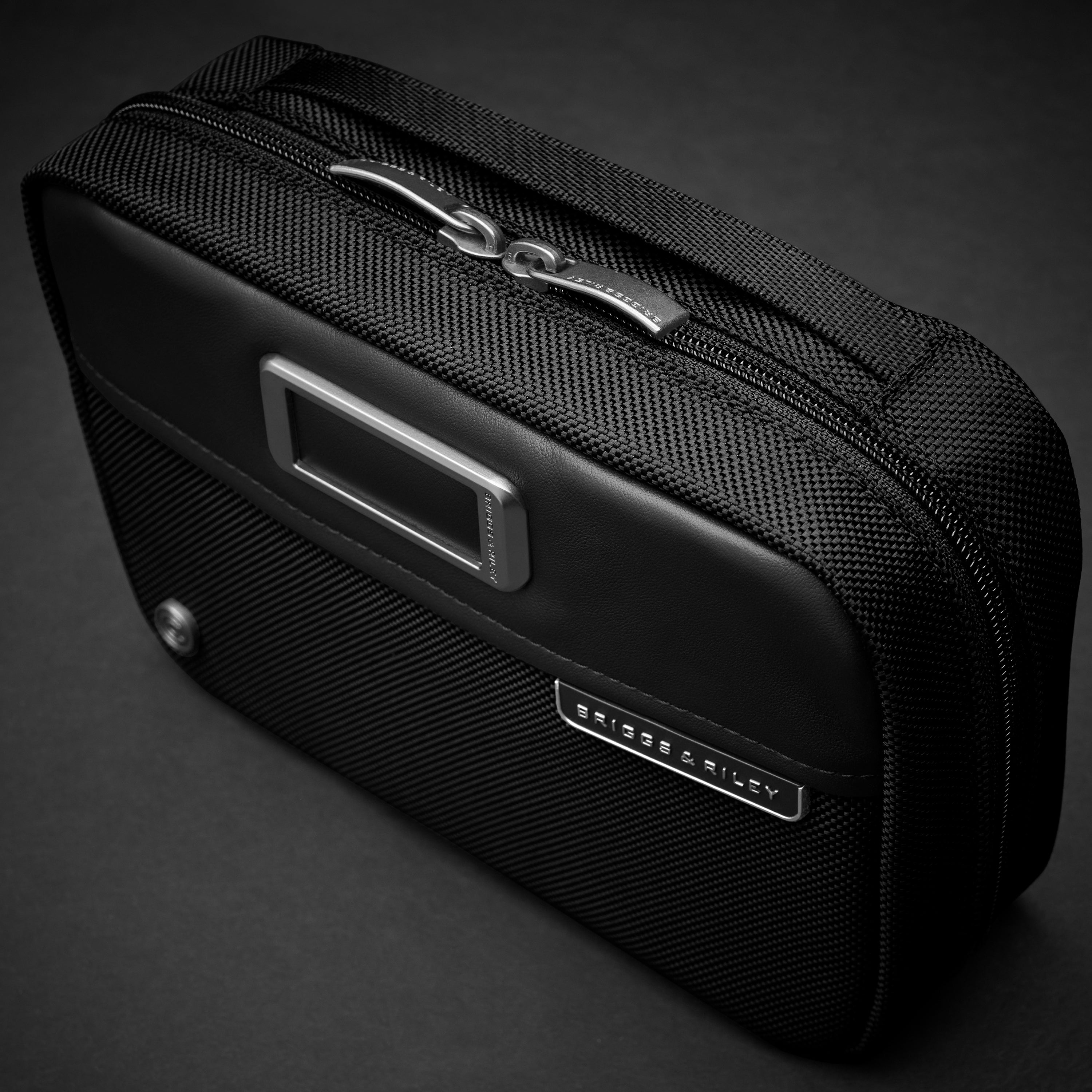 Briggs & Riley @work Tech Kit in Black — angle view 3