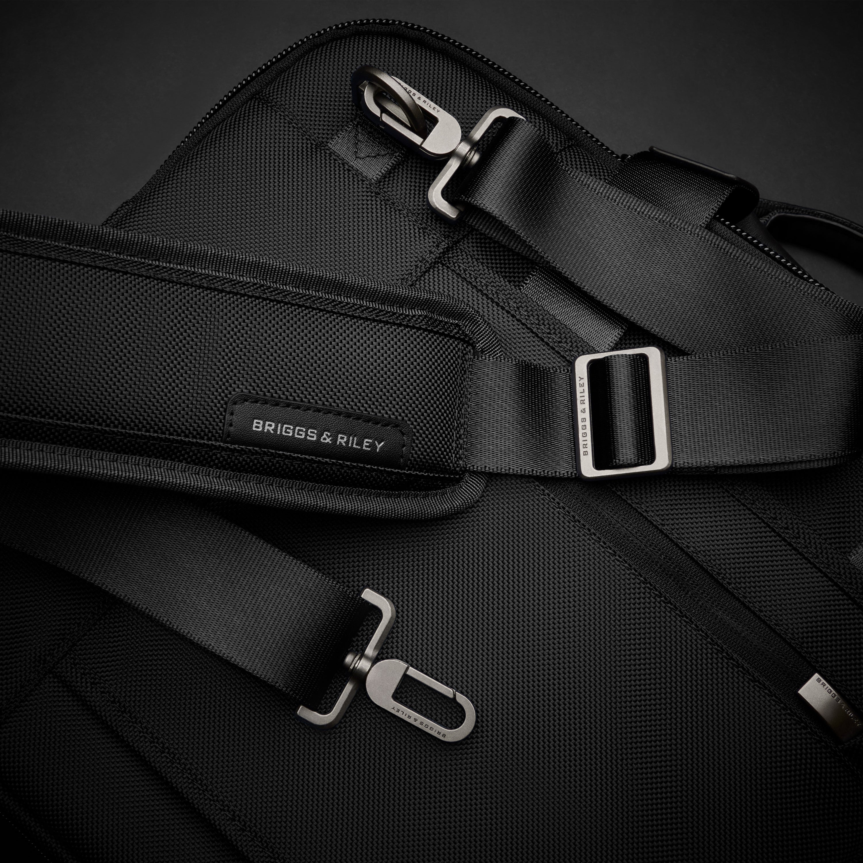 Briggs & Riley @work Medium Expandable Brief in Black — detail view 5 # color_Black