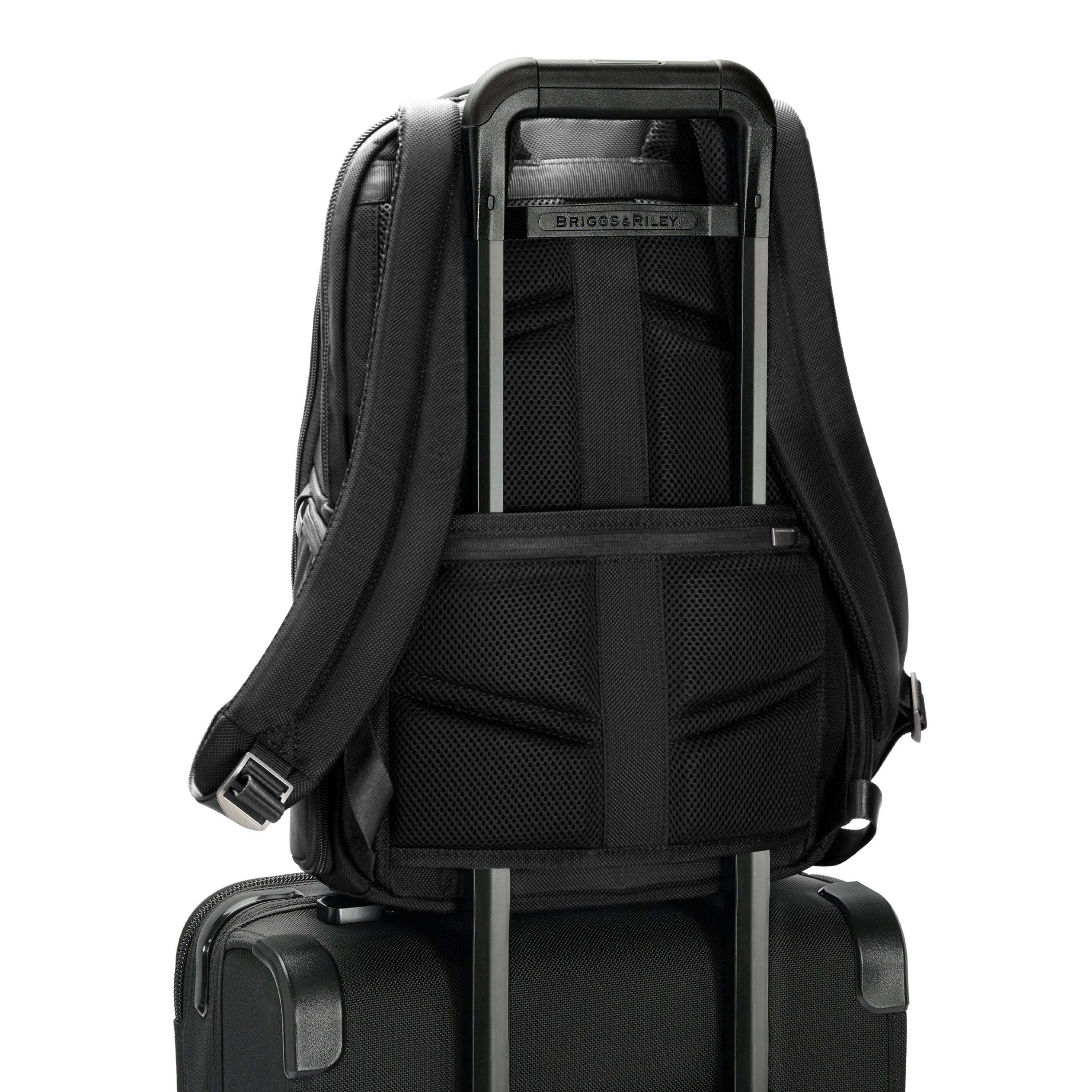 Briggs & Riley @work Medium Backpack in Black — detail view 2 # color_Black