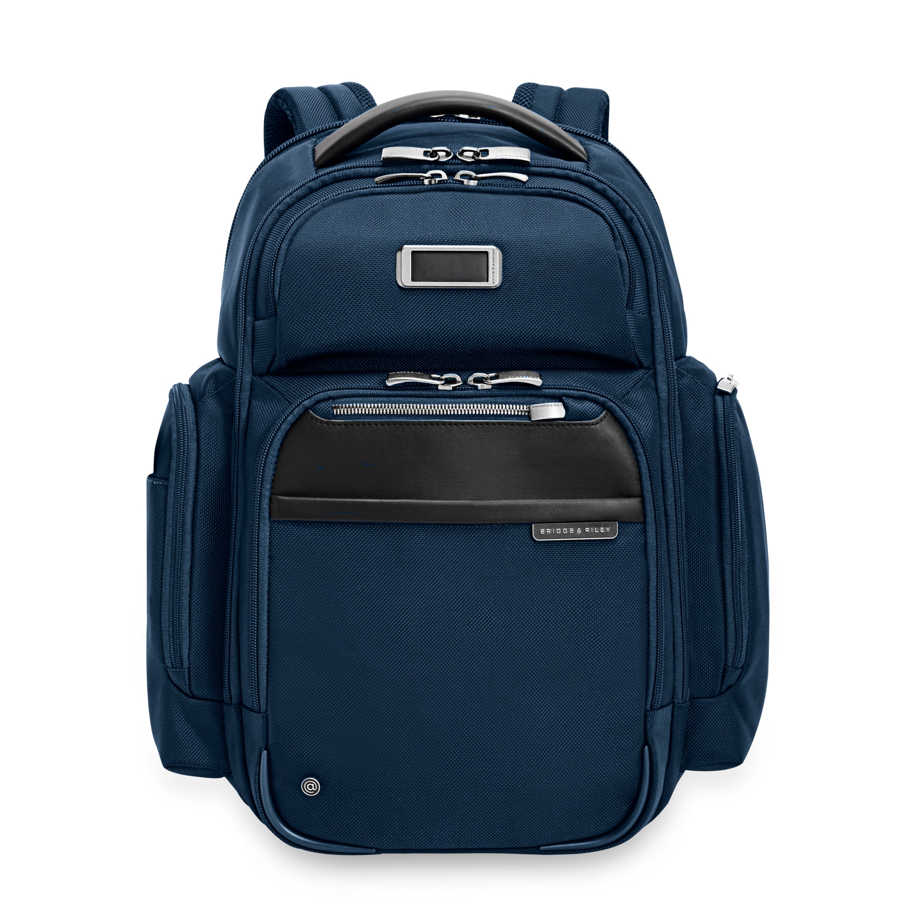 Briggs & Riley @work Large Cargo Backpack in Navy — front view # color_Navy