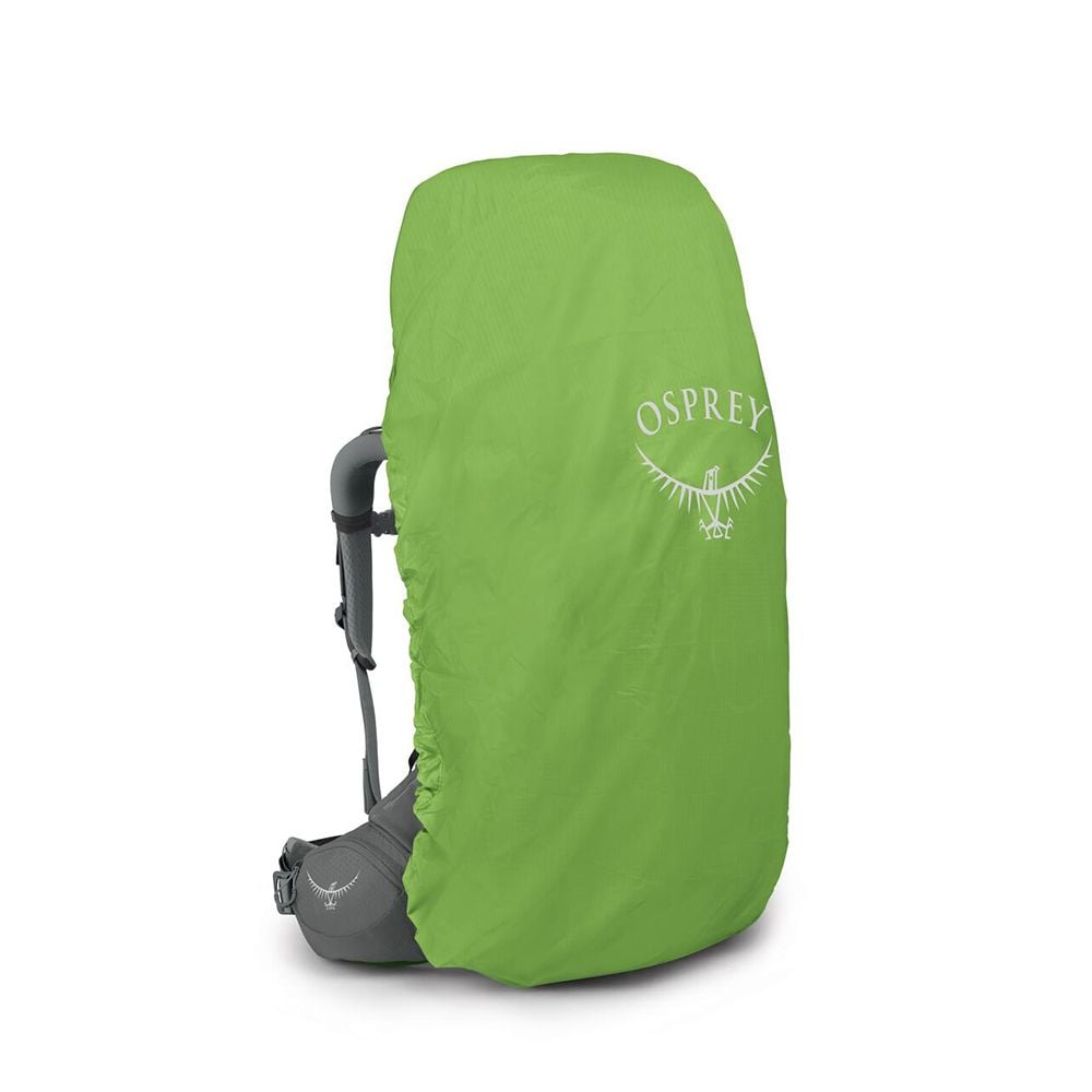 Osprey Ariel 65 Women's Hiking Backpack 65L in Medium Gray — detail view