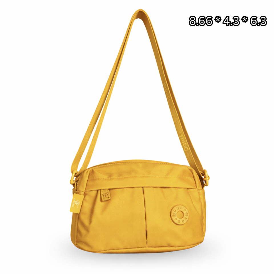 BoBo Crossbody Bag in Yellow - nylon
