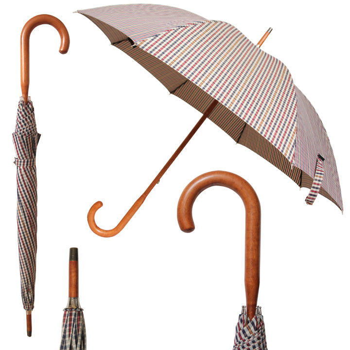 Vista 8021 Philadelphia Umbrella in Burgundy — angle view 2 # color_Burgundy