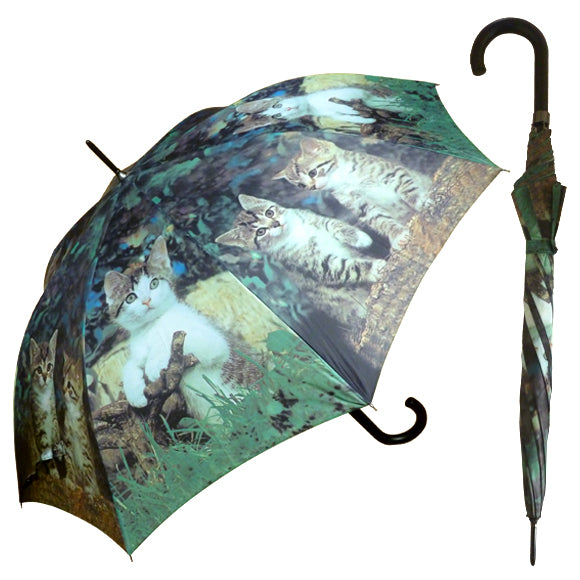 Vista 96010 Cat Umbrella in Green — angle view 2
