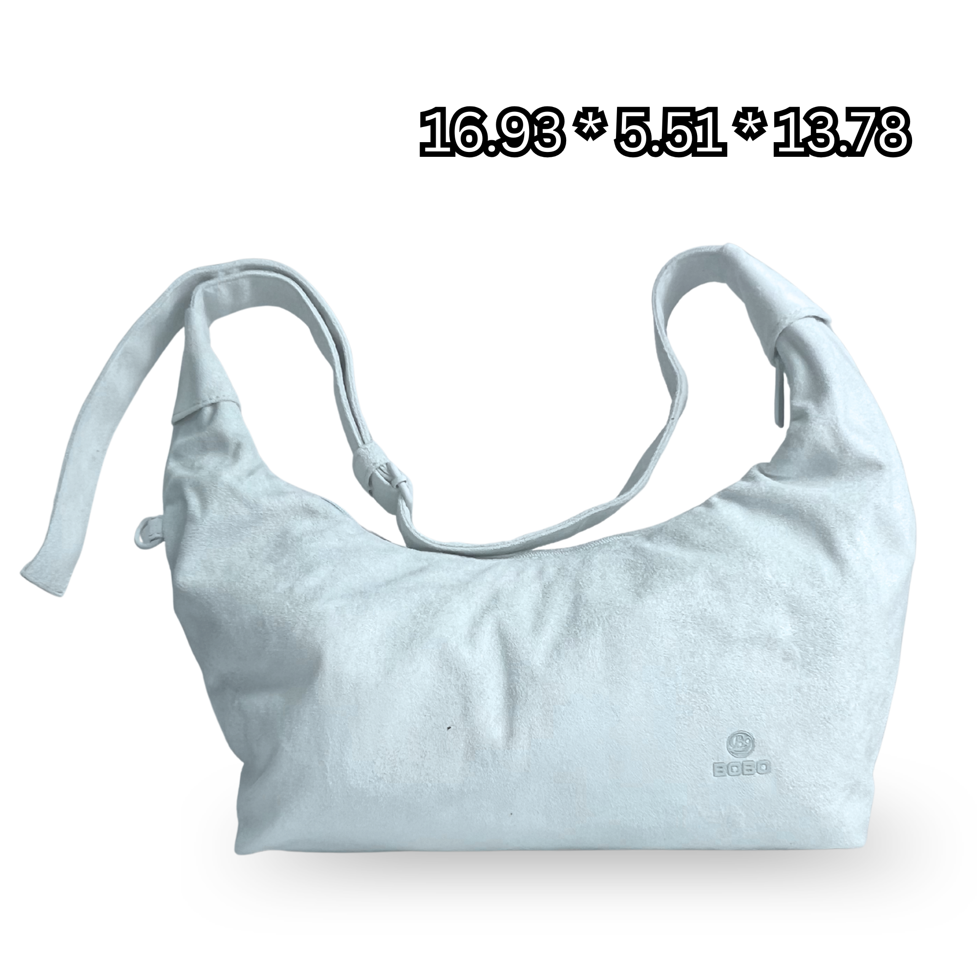 BoBo Suede Crossbody Bag – Soft Slouchy Hobo Shoulder Bag for Women