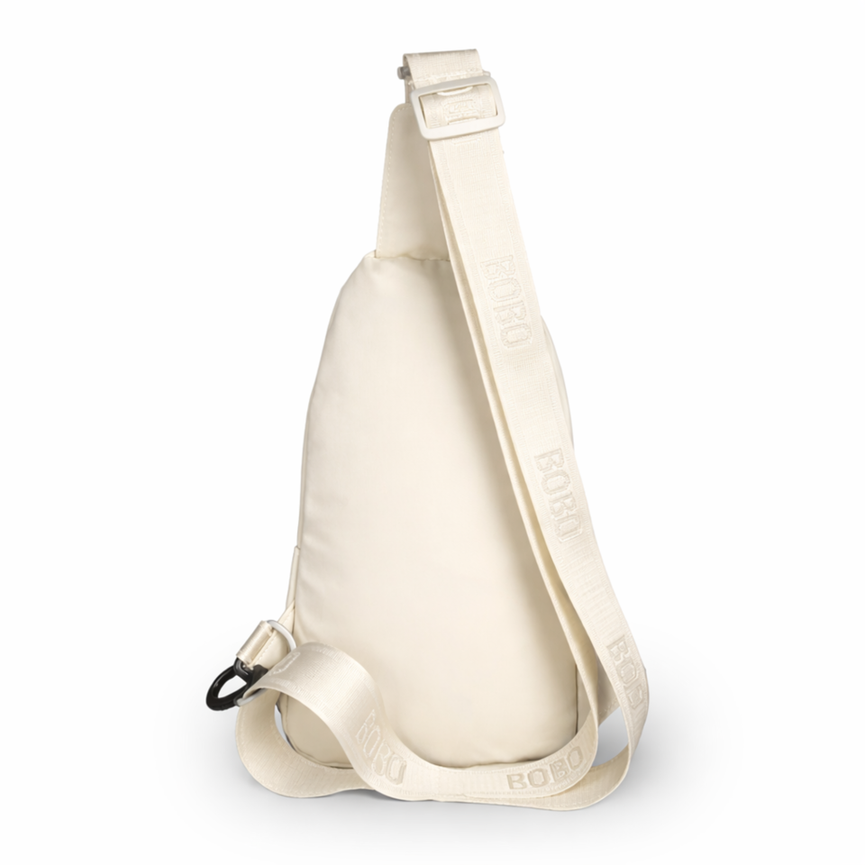 BoBo Sling Bag in Off-White - nylon