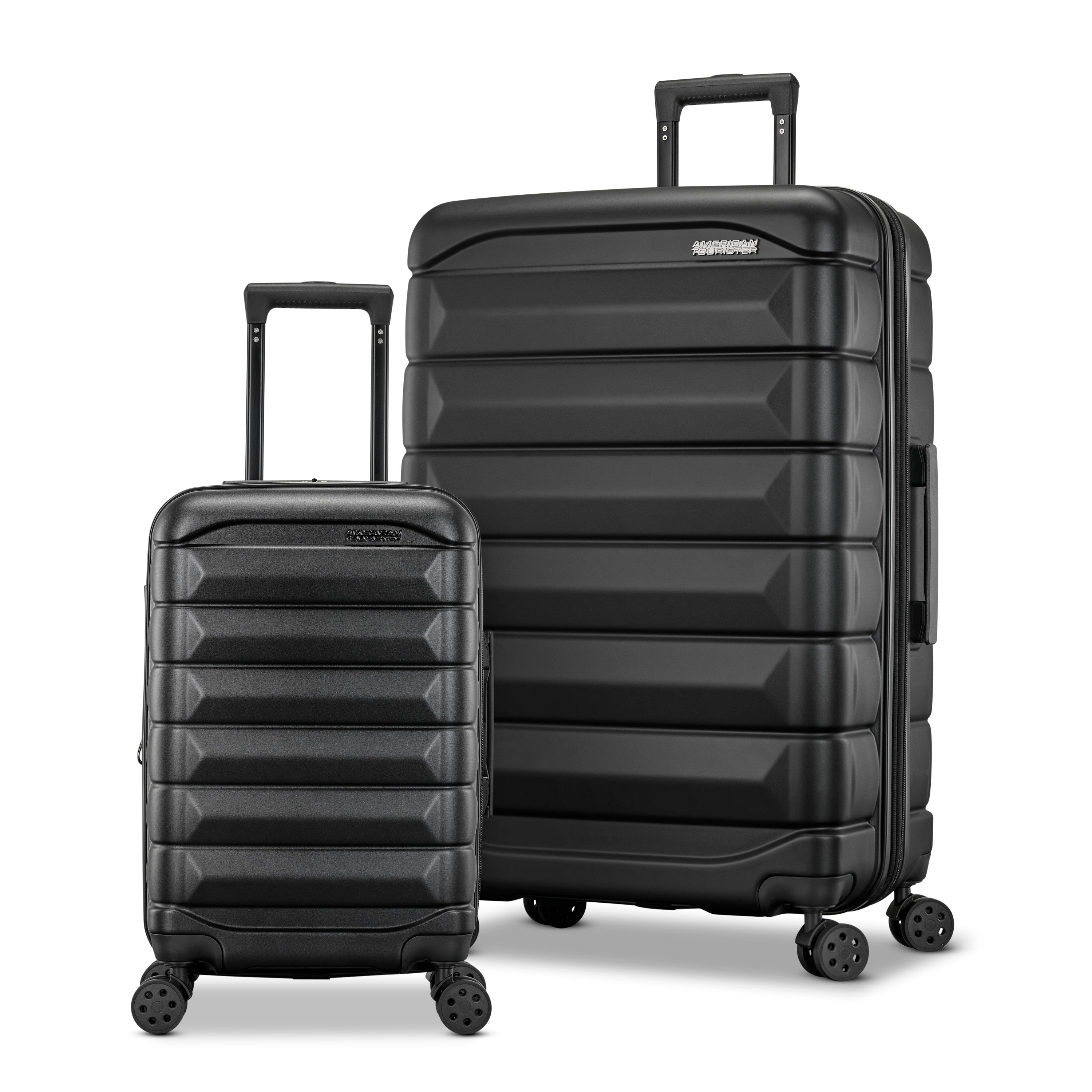 American Tourister Kontour 2 Piece Set (Carry-On / Large) - MATTE BLACK