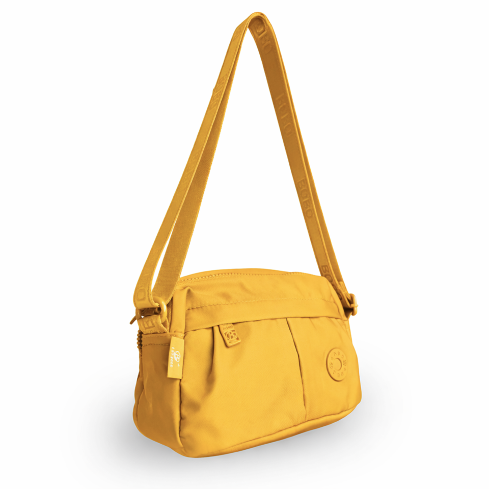 BoBo Crossbody Bag in Yellow - nylon