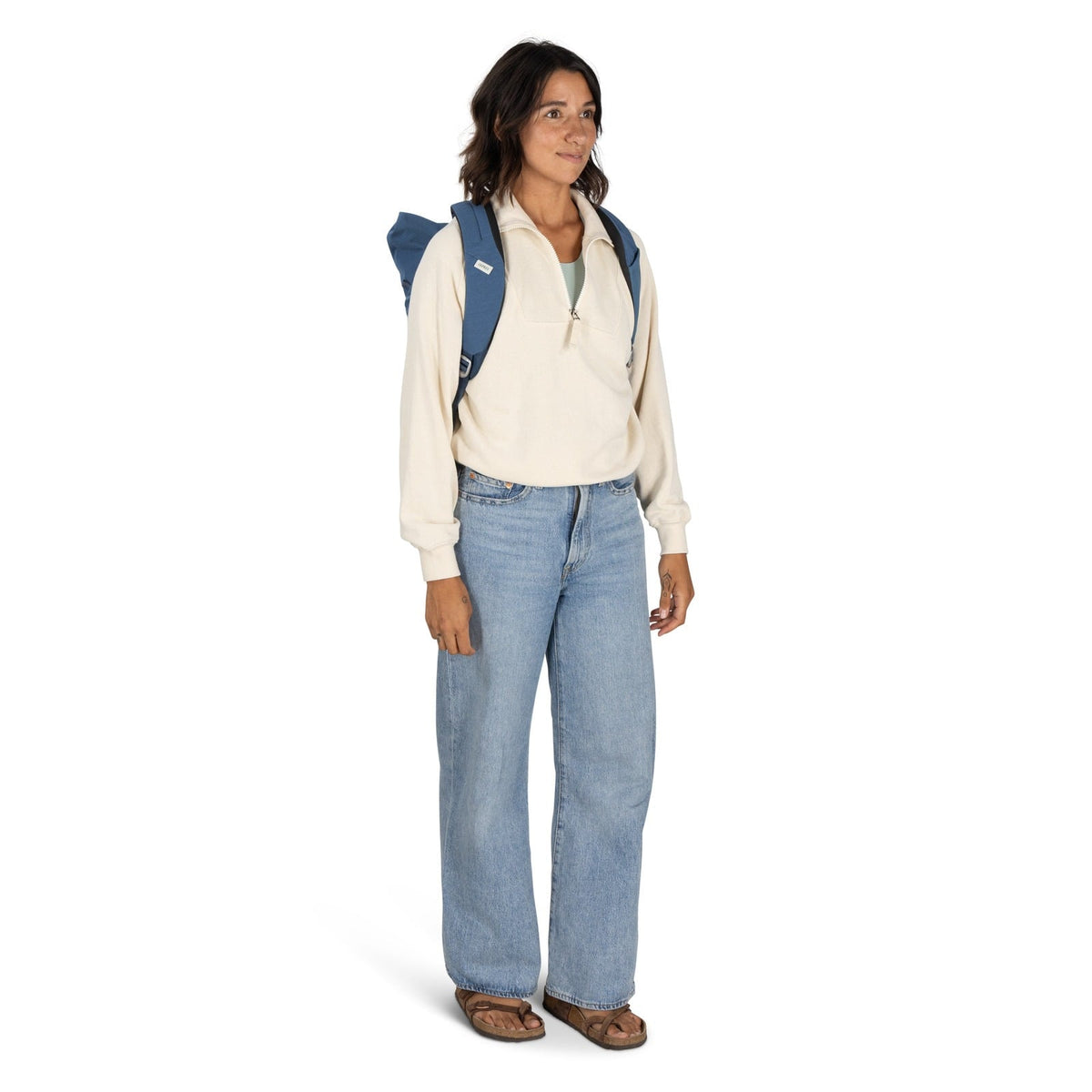Osprey Arcane Roll Top Backpack 24L in Nirvana Blue Heather — lifestyle 4