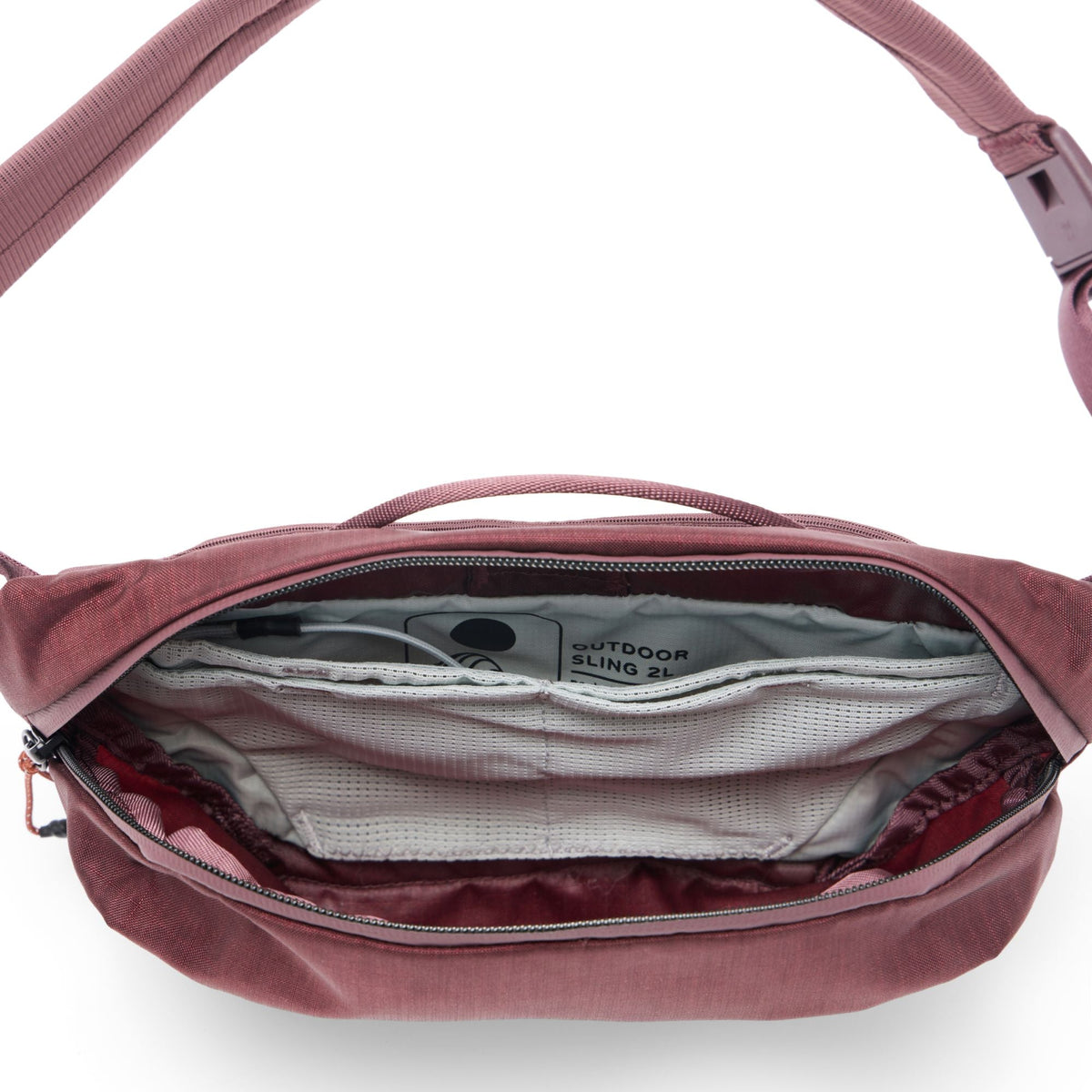 Peak Design Outdoor Sling 2L in Eclipse — interior view 2 # color_Eclipse