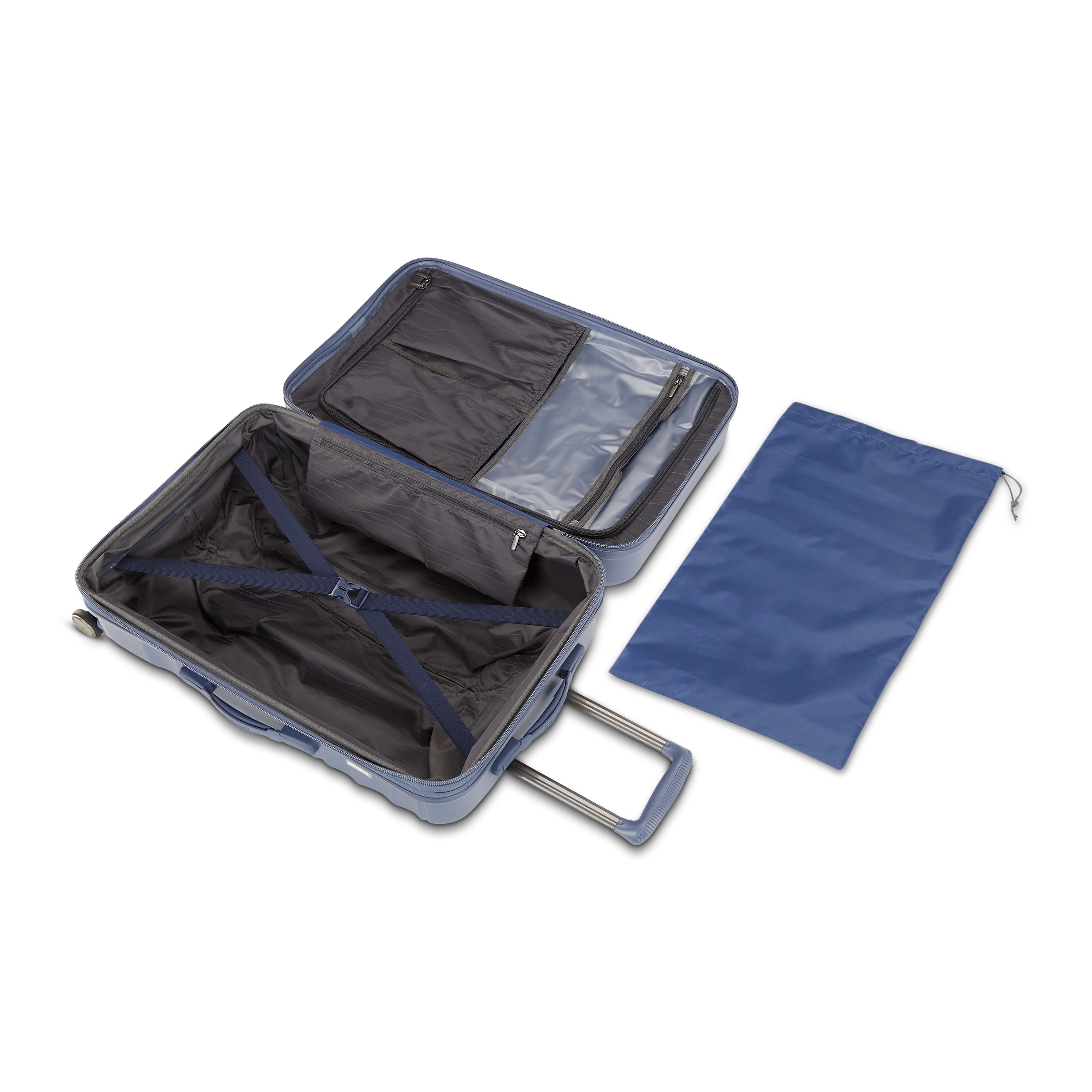 American Tourister Cascade Hardside Large Spinner (28-inch) - SLATE BLUE