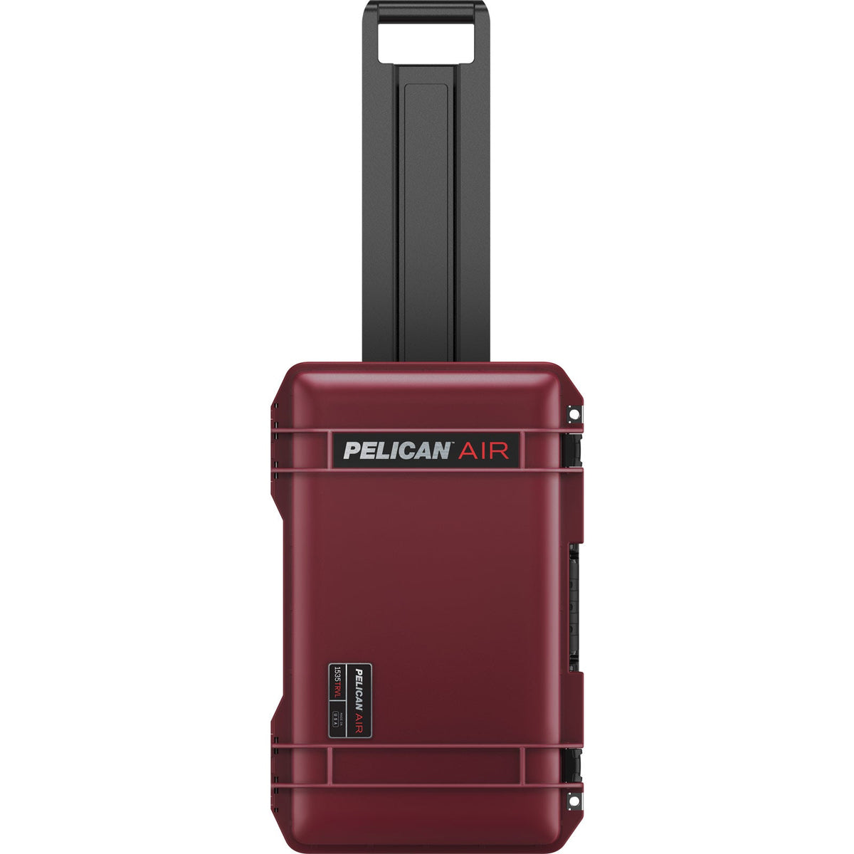 Pelican 1535TRVL Air Carry-On Travel Case in Oxblood — front view # color_Oxblood