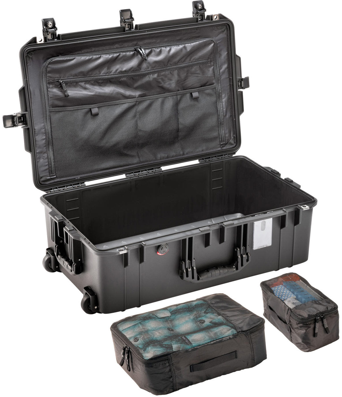 Pelican 1595TRVL Air Check-In Travel Case in Black — angle view 3 # color_Black