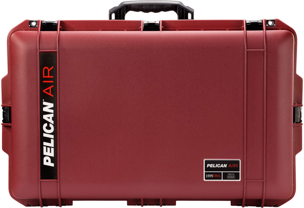 Pelican 1595TRVL Air Check-In Travel Case in Oxblood — angle view 5 # color_Oxblood