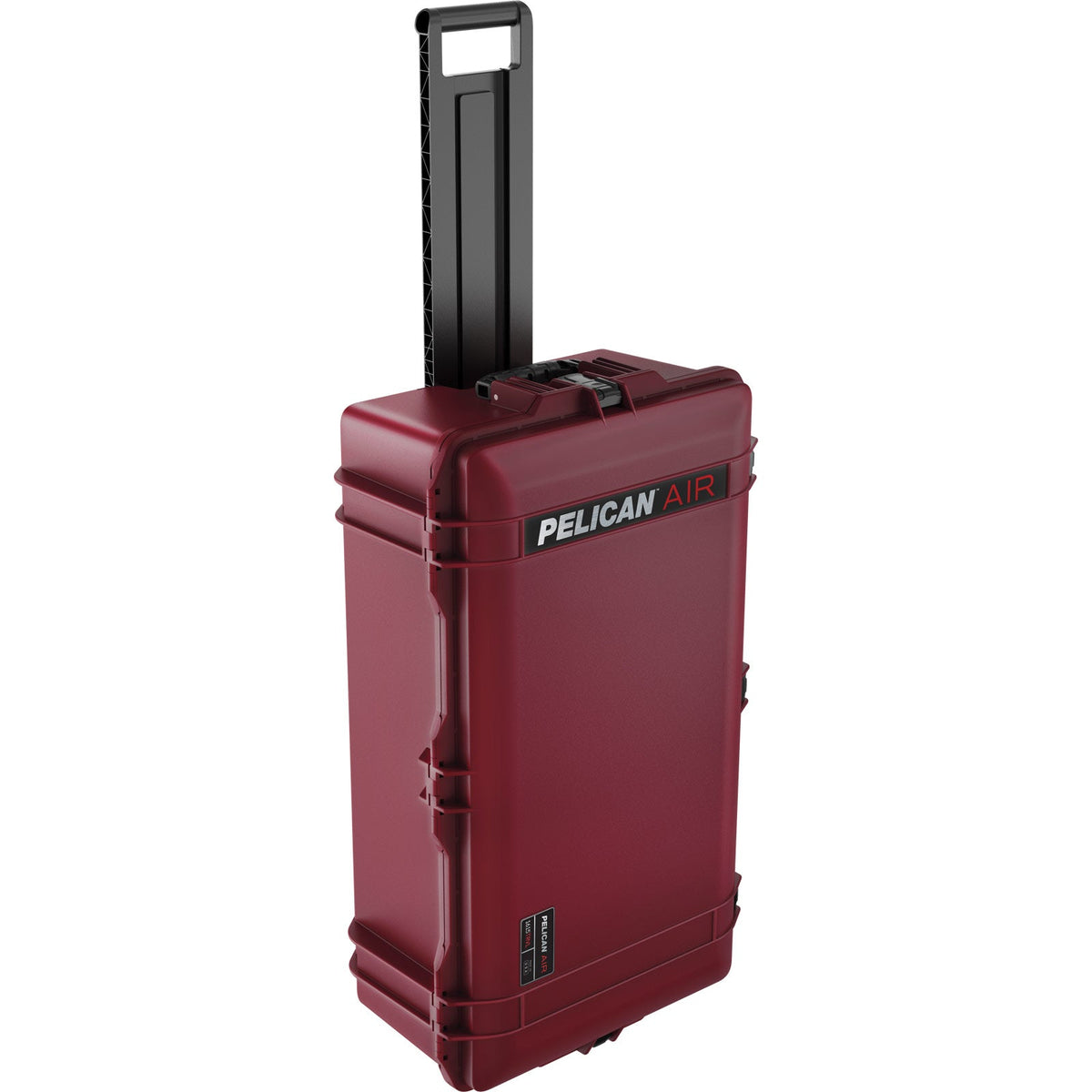 Pelican 1615TRVL Air Check-In Travel Case in Oxblood — angle view 4 # color_Oxblood