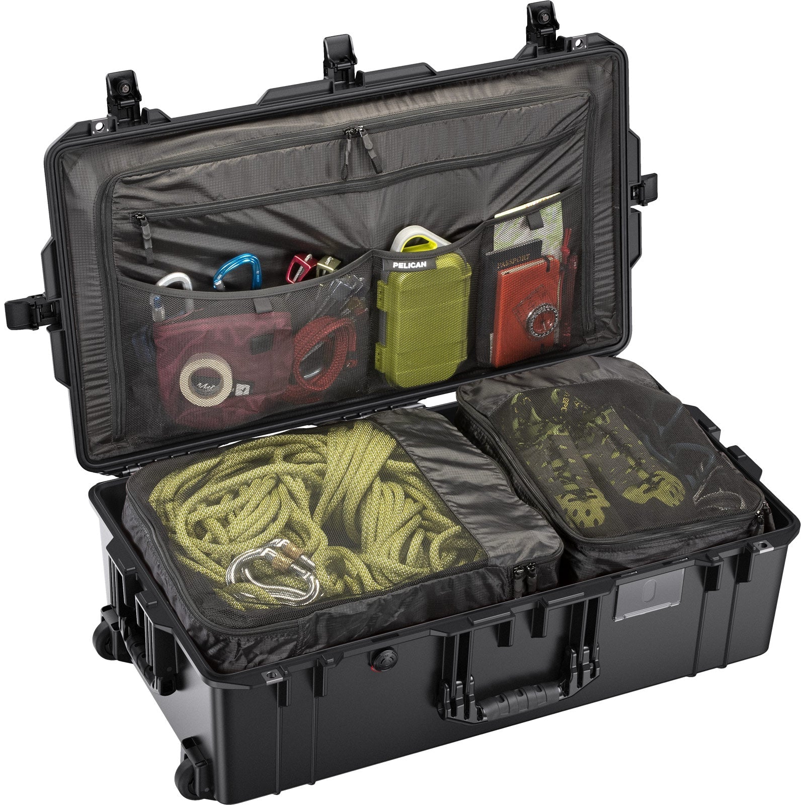 Pelican 1615TRVL Air Check-In Travel Case in Black — angle view 2 # color_Black