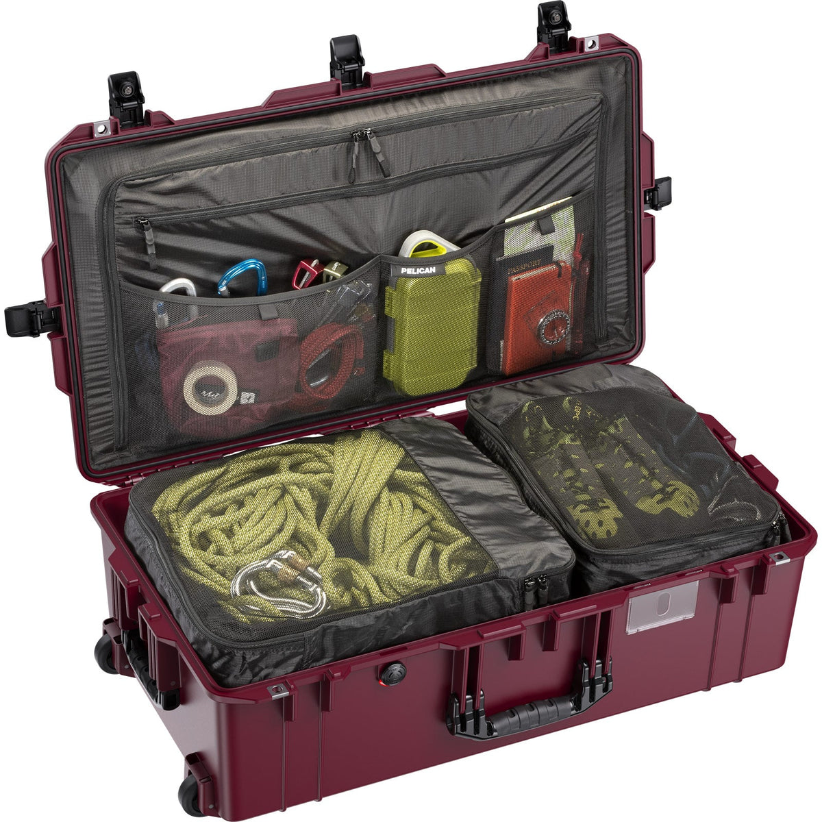Pelican 1615TRVL Air Check-In Travel Case in Charcoal — angle view 5 # color_Charcoal