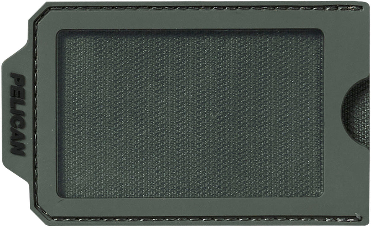 Pelican ModPak Patch I.D. in Charcoal — front view # color_Charcoal