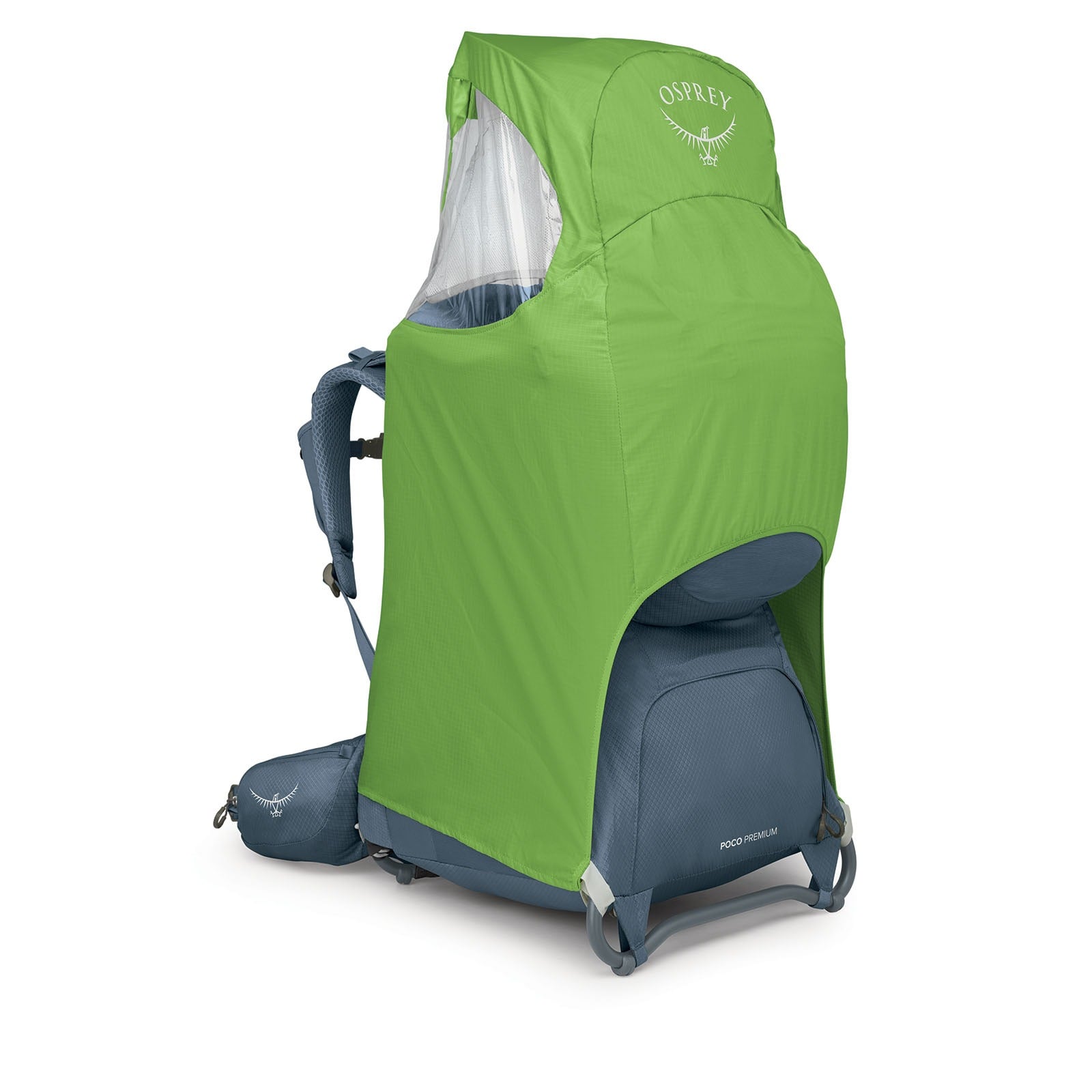 Osprey Poco Premium Child Carrier 36L in Tidal Blue — angle view 3