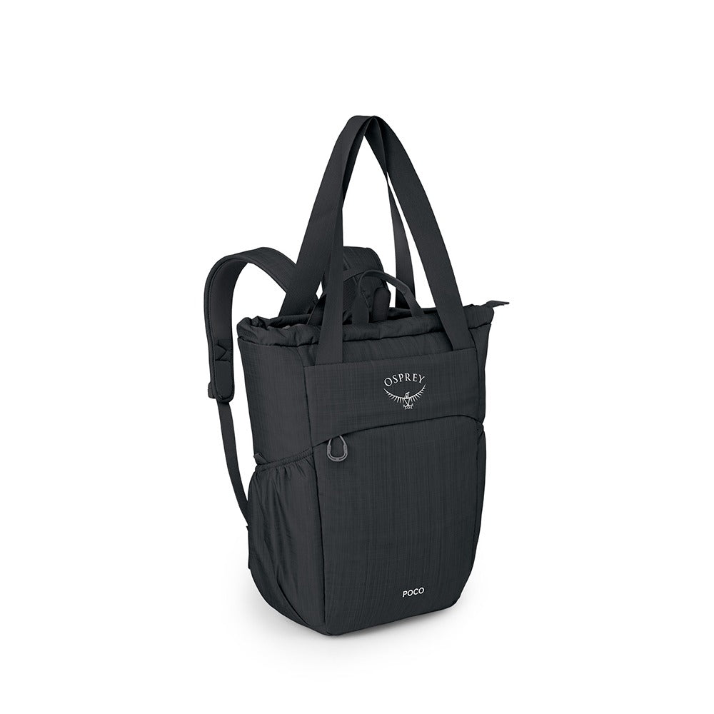 Osprey Poco Changing Tote 20L in Black — angle view 2