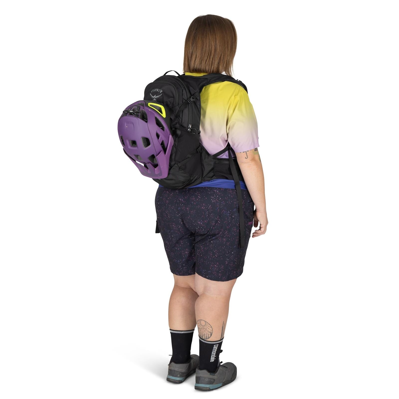 Osprey Raven 14 Extended Fit Women's Bike Hydration Pack 14L in Black — detail view