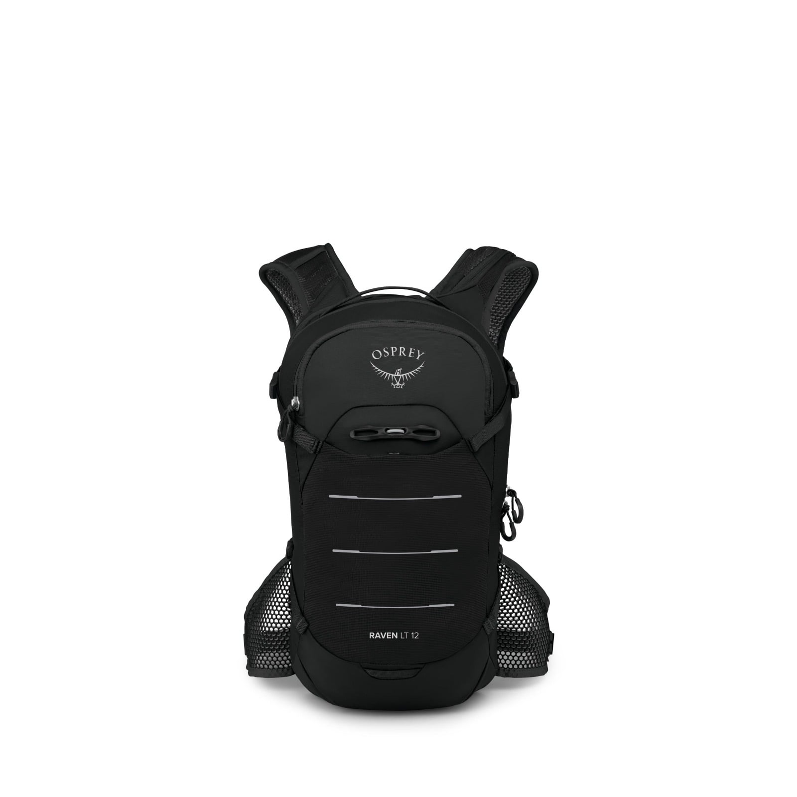 Osprey Raven LT 12 Women's Bike Hydration Pack 12L in Black — front view