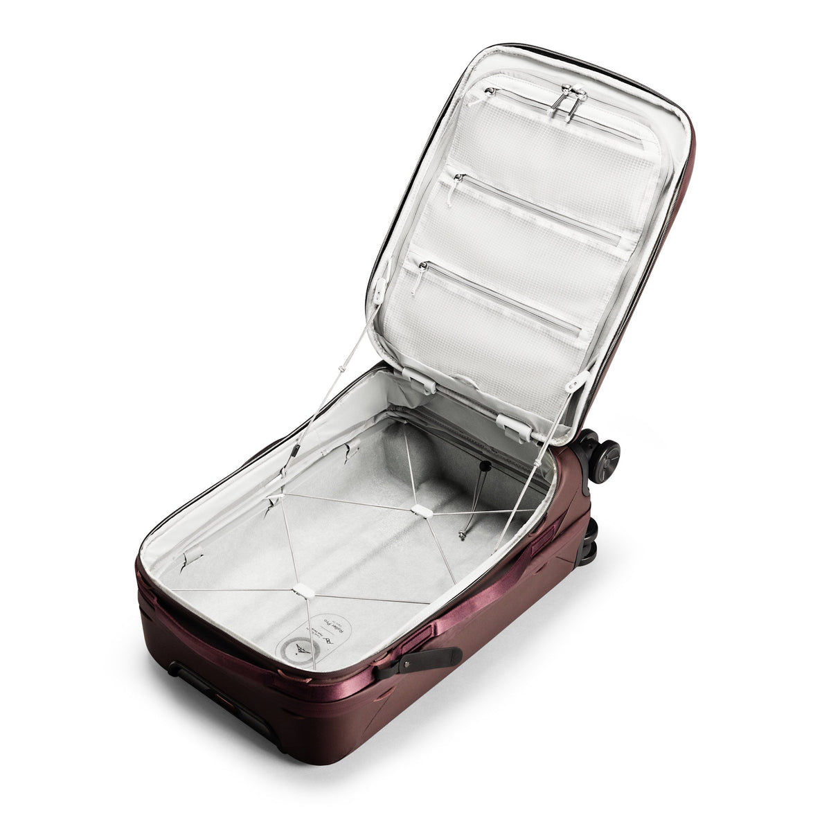 Peak Design Roller Pro 34L in Eclipse — interior view